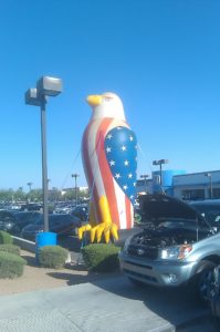 giant advertising inflatables for sale in Houston - 25ft Eagle